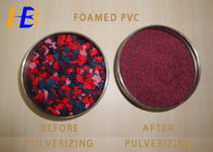 Foamed PVC Plastic Crusher Machine , Plastic Powder Machine For PVC Granules