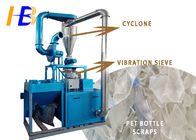 50 Mesh PET Plastic Machine , Plastic Scrap Grinder Machine For PET Plastics Flakes