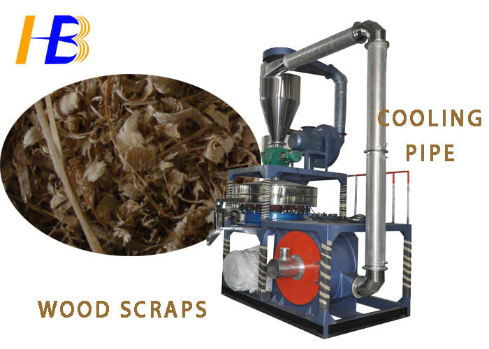 Tree Brances Powder Mills Equipment , Wood Plastic Pulverizer Machine For Powder