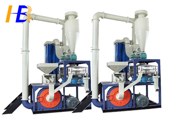 Rubber Grinding Pulverizer Machine , High Wear Resistance Tyre Recycling Machine