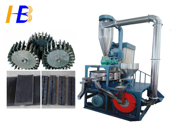 Vibrating Sieve Stainless Steel Grinding Mill Machine For WPC Waste Candy Papers